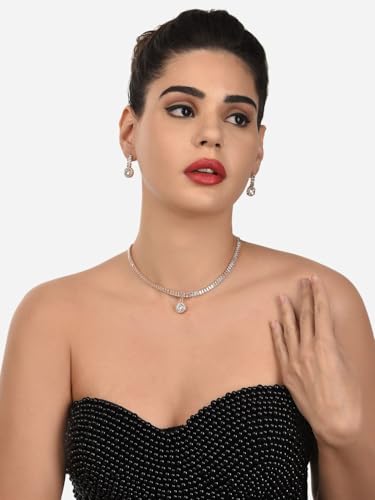 Juego de joyas de oro rosa DMZ-2364 el regalo perfecto con circonitas 6