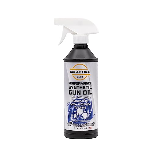 Break Free LP Lubricant and Preservative Performance Synthetic Gun Oil, Spray Bottle, 1 Pint