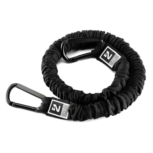 Iron Neck Resistance Band - 50 lbs, Steel Carabiners