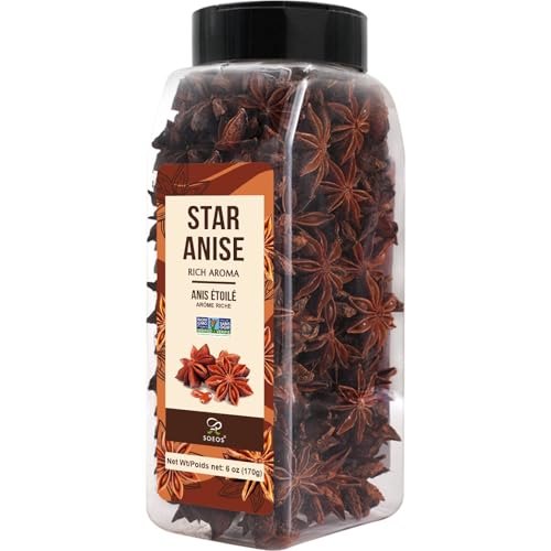 Soeos Star Anise, Star Anise Whole, Ainsie Seeds for bakeing