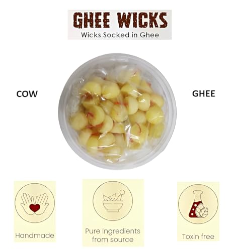 Mechas de algodón con ghee vaca Goofy Turtle, pack 100 miniatura 2