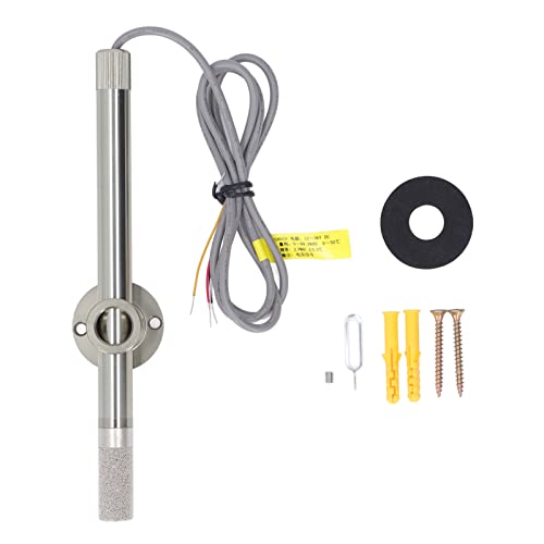 Temperature Humidity Sensor Transmitter PU Aluminum Alloy Duct Type Transmitter 12 ? 36VDC 37in Leading Wire Length