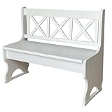 ✅ Hochwertige Verarbeitung aus 100 % massivem Kiefernholz ✅ Stabile Rückenlehne für bequemen Sitzkomfort ✅ Zeitloses Design in Weiß – passt zu jedem Einrichtungsstil ✅ Ideal für Flur, Diele, Esszimmer oder Schlafzimmer ✅ Nur für den Innenbereich geeignet ✅ Einfacher Aufbau – Montagematerial inklusive