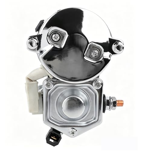 Ezexpreze Chrome 18905N Starter Replacement New for 2006-2014 Road King Heritage Softail Dyna FLHR FLHRC FLHRS FLHT FLHX FLSTC, 31618-06 31619-06A 428000-3490 3491 410-52175 SHD0013 41052175 by E EZEXPREZE - Used condition - Image 8