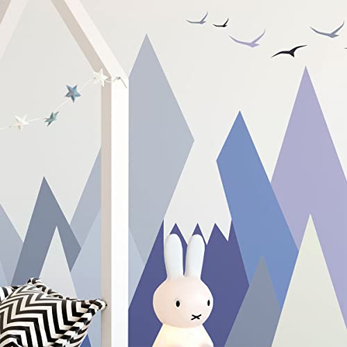 Stickers enfant montagnes scandinaves pour créer une chambre bébé cocooning
