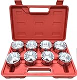 8PC 3/4' DR. 12 Point Standard Tool SAE JUMBO Chrome-Plated Socket Set