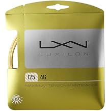 Luxilon 4G 125 Tennis String - Set, Gold