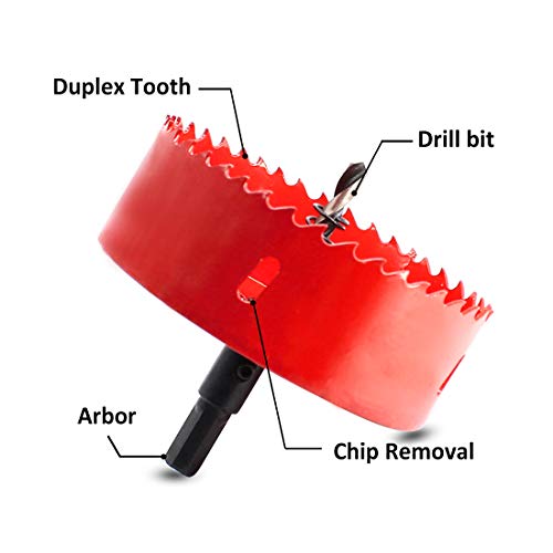 Image of Hordion Hole Saw Bi-Metal Saw Drilling Tool