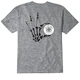  Emerica 6 Feet Above Skeleton T-Shirt, Grau/Heidekraut, Grau/Heather, Mittel