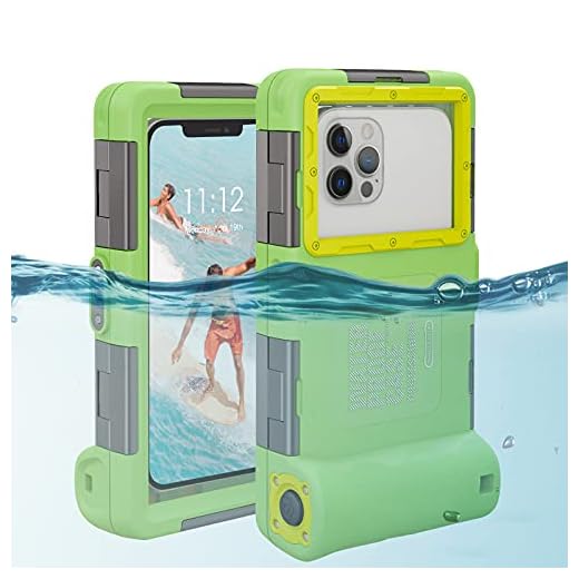 Upgrade Diving Swimming Waterproof Protective Case, Outdoor Universal Snorkeling Surfing Professional Underwater Housing for iPhone Galaxy Huawei OnePlus LG Motorola Google Series Phones