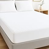 HAIYMA- Protector Colchón 150x190/200 | Protector Colchón Impermeable 100% Silencioso, Funda Colchón Acolchada 350 g/m², Altura 30 cm | Cubre Colchón de Calidad Fabricado en España (150x190/200)