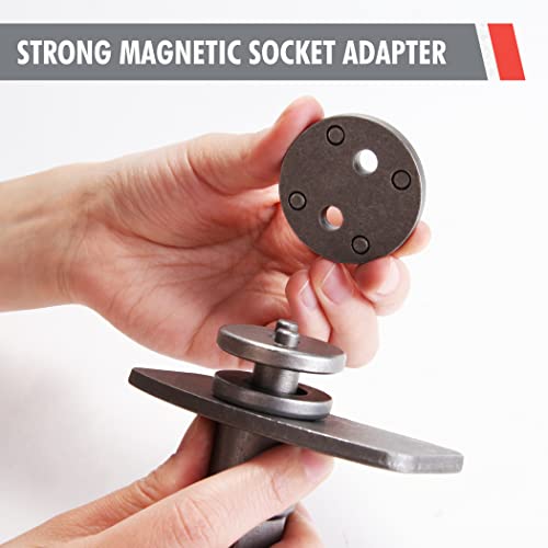 Cartman 12Pc Heavy Duty Disc Brake Caliper Tool Kit, Universal Front And Rear Brake Piston Tool, Screw-In Wind Back Rewind And Piston Compression, Forces Or Rotates Pistons Into Calipers #TOP5