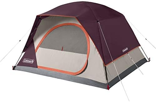 Coleman Skydome Tent with 5 Minute Setup, 4-Person Weatherproof Tent with Rainfly & Carry Bag, 20% More Headroom Than Traditional Canopies