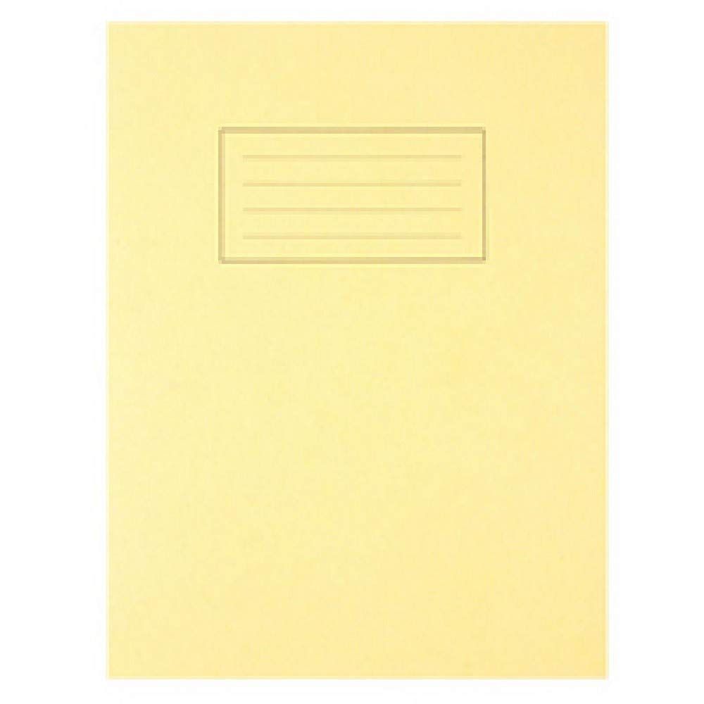 Silvine EX103-9x7 Exercise Book Ruled Yellow PK10