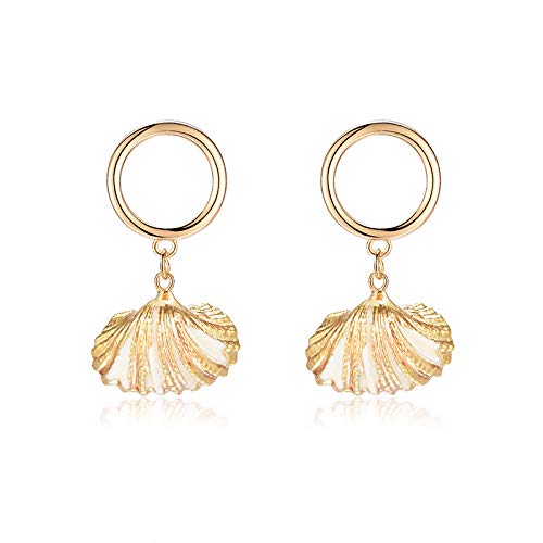 Preisvergleich Produktbild Europäische Und Amerikanische Ohrringe Persönlichkeit Metall Shell Ohrringe Ohr Nägel Beliebte Garten Ring Legierung Ohrringe