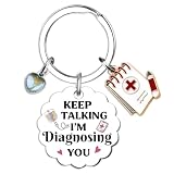 Psychology Gifts Funny Gifts for Nurse Psychologist Psychiatrist Keychain