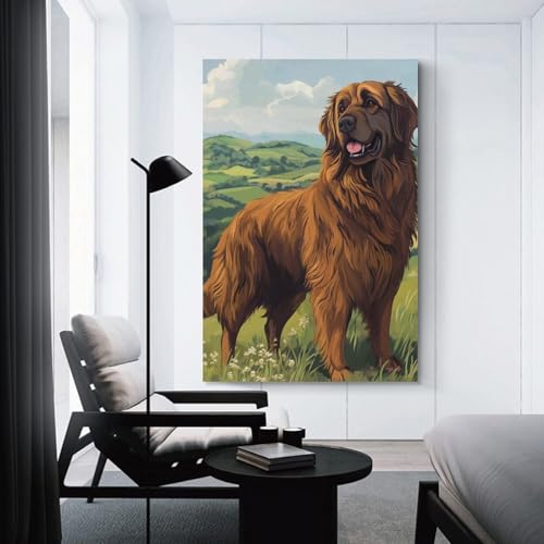 Mastiff tibetano cuadro en lienzo para renovar paredes vacías en pasillo y salon 3