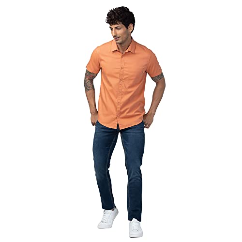 Image of Spykar Men's Slim Fit Low Rise Casual Jeans