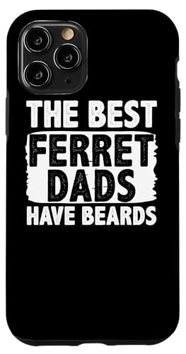 Ferret Dad Beard Apparel - �ʔ�����������f�U�C�� �X�}�z�P�[�X iPhone 11 Pro �p