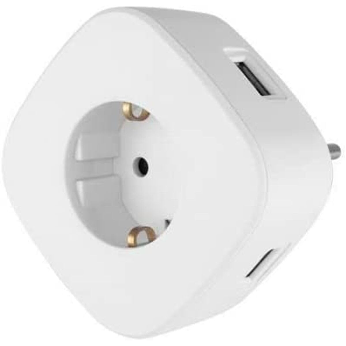 Enchufe Orbegozo EN 1500/ 1 Toma Schuko/ 3 Tomas USB