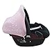 JANABEBE Capot compatible avec Maxi Cosi, Bebe Confort Pebble Pink Sparkles
