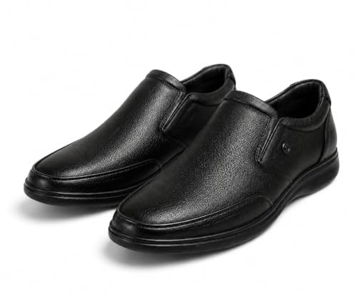 Image of Kraasa Steel Formal Shoes for Men | Vegan Leather Lace-Up Office Shoes