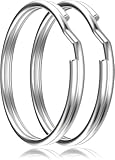 ★ Key ring size : Inner diameter: 1 1/10" (28mm),outer diameter: 1.25 " (32mm). Package include : 10PCS ★ These key rings are made from the most versatile material, classified as both surgical and marine grade 316L stainless steel. ★ It is the most w...