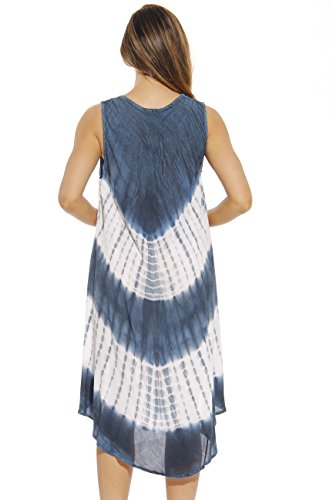 Riviera Sun Summer Dresses Tie Dye Embroidered Beach Swimsuit Cover Up3