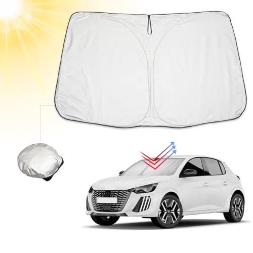 Pare-soleil voiture anti-UV protection chaleur Peugeot 208