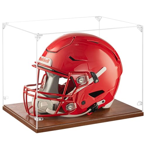 GYaozii Mini Helmet Display Case, UV Protection...