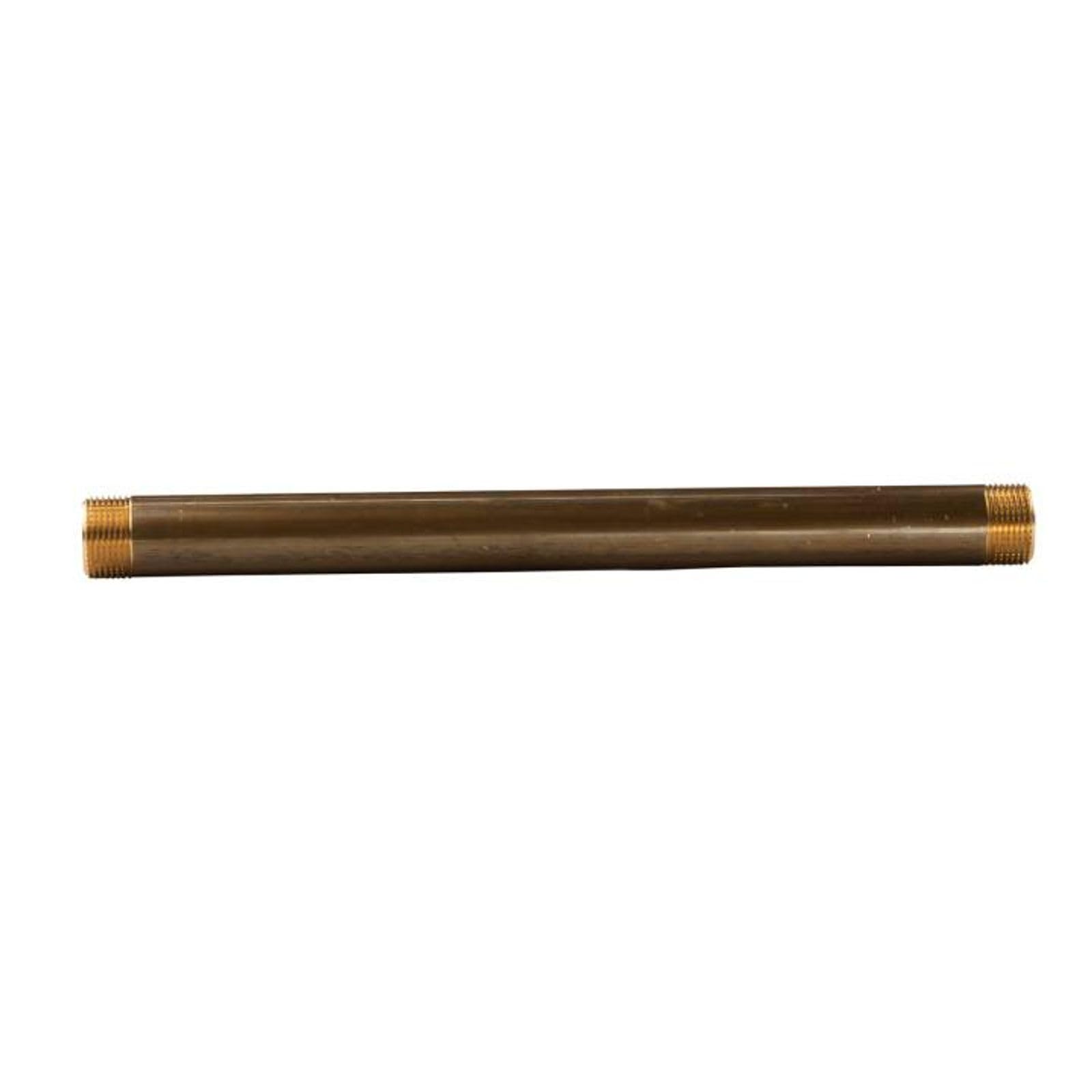 Messing Gewinde-Fitting Distanz Doppelnippel 3/4'-3/4' L=300mm, schwere Ausführung