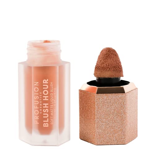 Profusion Cosmetics Blush Hour for Face Lightweight and Long Wearing Soft Matte Liquid Blush Provides Natural Finish - Image 2