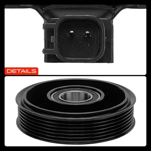 A-Premium Air Conditioner AC Compressor Clutch Kit Compatible with Jeep Grand Cherokee 2011-2016 & Dodge Charger 2011-2013, Challenger 2011-2014, Durango 2011-2015 & Chrysler 300 2011-2013, 3.6L by A-Premium - Image 9