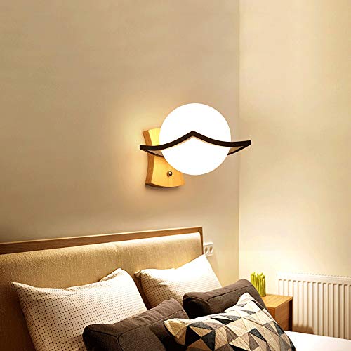 Applique murale moderne en bois haut de gamme E27