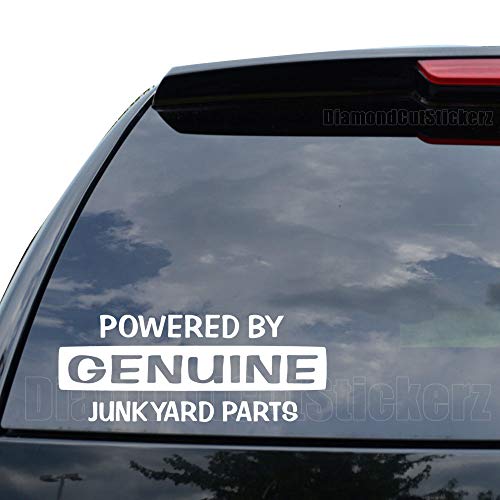 Powered by Junkyard純正パーツデカールステッカー車トラックオートバイウィンドウiPadノートパソコン壁装飾 (07 in / 18 cm) Wide AUTO110-07RED Powered by Junkyard純正パーツデカールステッカー車トラックオートバイウィンドウiPadノートパソコン壁装飾 (07 in / 18 cm) Wide AUTO110-07RED