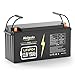 12V 150Ah LiFePO4 Deep Cycle Battery, up to 8000+ Cycles Rechargeable Battery with Built-in 150A BMS, 12 Volt Lithium Battery for RV, Solar System, Trolling Motors and More