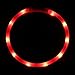 ITERY Dog Collar, Led USB Rechargeable Pet Safety Collar Waterproof Light up Adjustable Flashing Collar (Red)