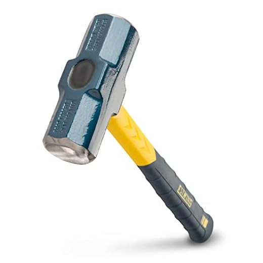 Estwing MRF64E Sure Strike 64 Oz Fiberglass Engineers Hammer, Blue