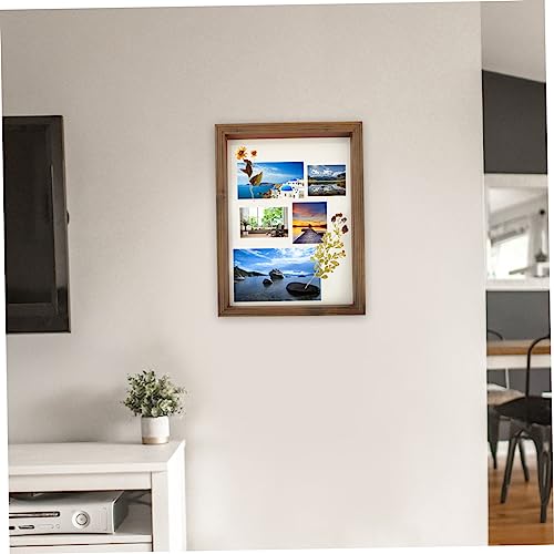 Cabilock Caixa Porta-retratos Porta-amostras De Plantas Expositor De Flores Flor Seca Moldura De Vid