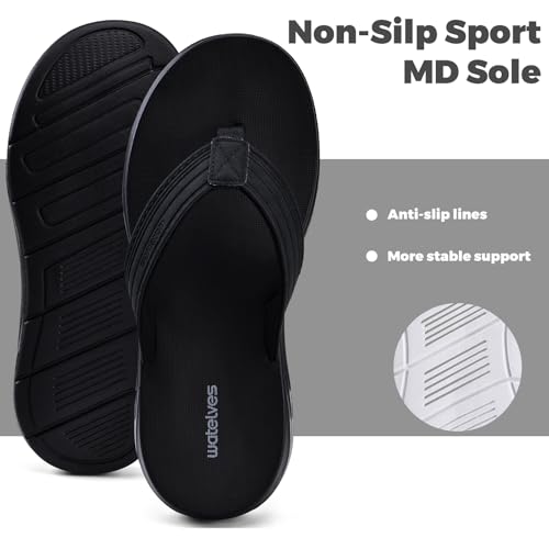 Image of WateLves Girls Flip Flops Non-Slip Casual Thong Sandals Summer Sandal Shoes for Beach Swim Pool (Little Kid /Big Kid)