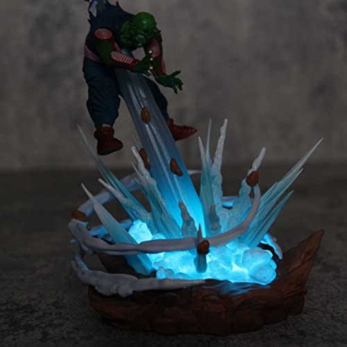 Groco Son Goku Piccolo Fight – Action Figure With Led Light, Size (8 Inch /20Cm) | “Db” Anime Super Hero | Songoku Anime Legend Lamp #TOP7