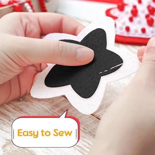 Image of Asian Hobby Crafts A4 Black Felt Fabric Sheets for Flower Making & DIY Craft Projects, Scrapbooking, Sewing Dolls, Embroidery & Patchwork, School Projects, Kids Art & Craft Supplies, Home Decorations - Set of 10 Pcs