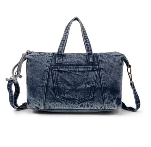 Sac à bandoulière en jean style rétro vintage et forme unisexe