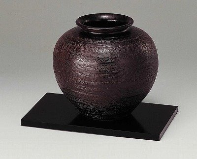 Amazon.co.jp: 【花台】木製 長角板 黒塗り 片面仕上げ☆飾り台 日本製