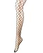 Luxina 5 Pairs Fishnets Stockings Mesh Pantyhose Tights for Women Black High Elasticity