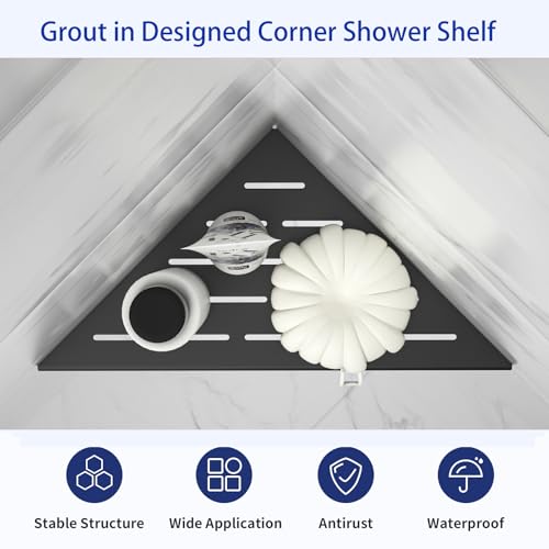 Bernkot 10'' Corner Shower Shelf 2PCS by Bernkot - Used condition - Image 7