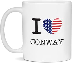 I Love Conway - American Gift Conway - 11oz White Ceramic Coffee Mug