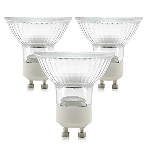 Etoplighting |3-Pack|35 Watt Gu10 Halogen Light Bulbs With Clear Uv Glass Cover 120 Volts 2,000 Life Hours, Apl1583 #TOP6