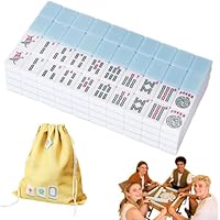 Genérico 166 Mahjong Tiles-Durability and Effortless Play,
