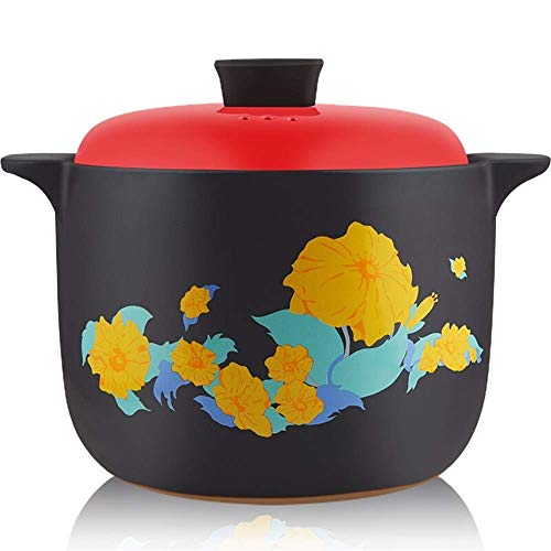 Auflauf - Auflauf - Kochtöpfe - Großer 5-Liter-Eintopfbrei mit tiefem Suppentopf Geeignet für Induktionsherd mit offenem Feuer